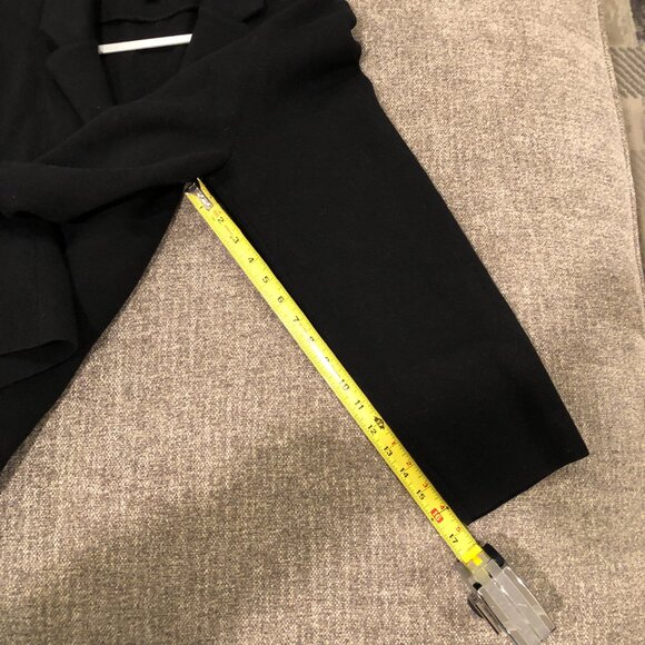 J. Crew Black Sweater Blazer, Size XL - Picture 8 of 8